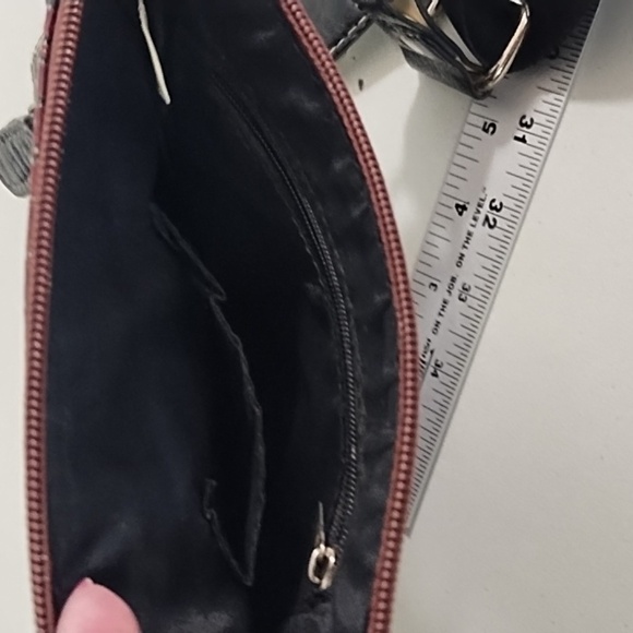 Saddle Brown & Dark Brown & a Burgundy Black Crossbody/Bag 2 bags - Picture 16 of 16